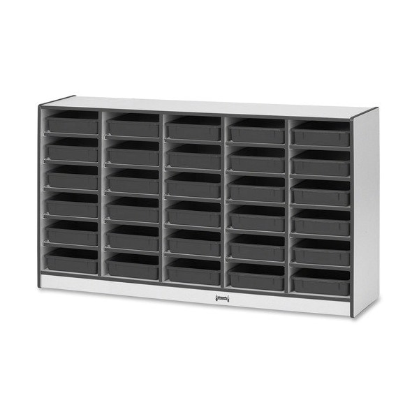 Jonti-Craft STORAGE, 30 TRAY, W/BINS, BK JNT0931JCWW180 - main